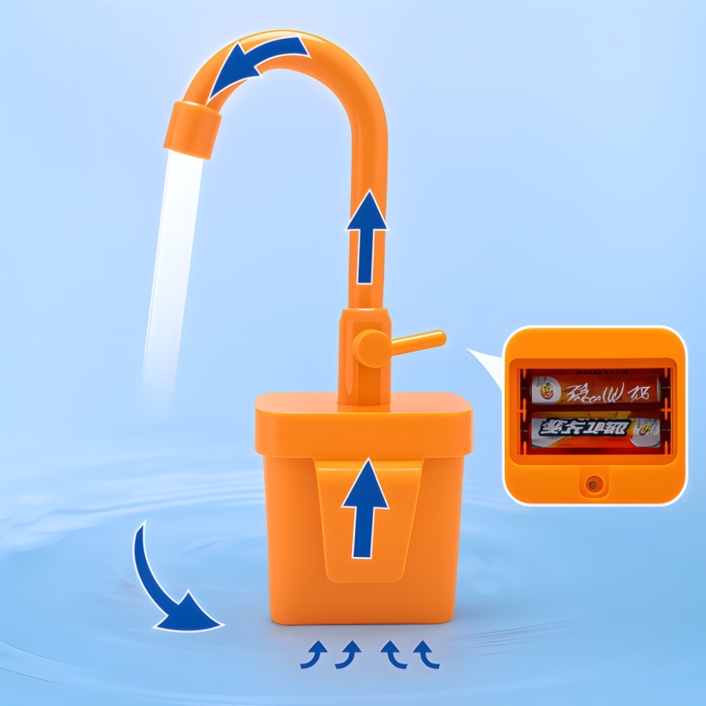 Παιδικός νεροχύτης με νερό