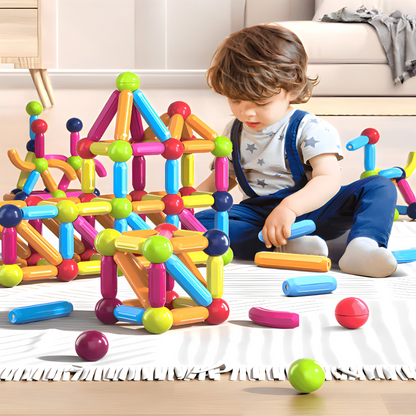 Μαγνητικό σετ με ράβδους και σφαίρες – 42 τεμάχια
