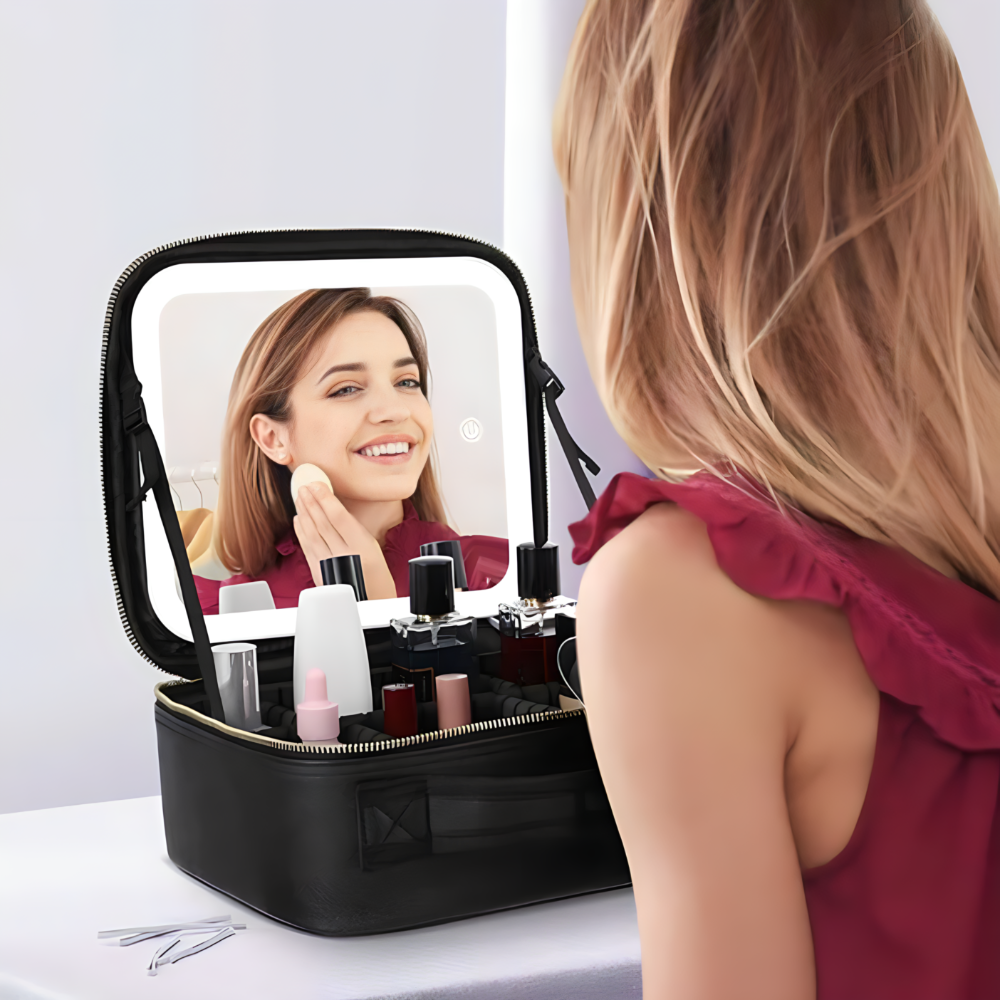 Τσάντα μακιγιάζ με φωτισμό LED