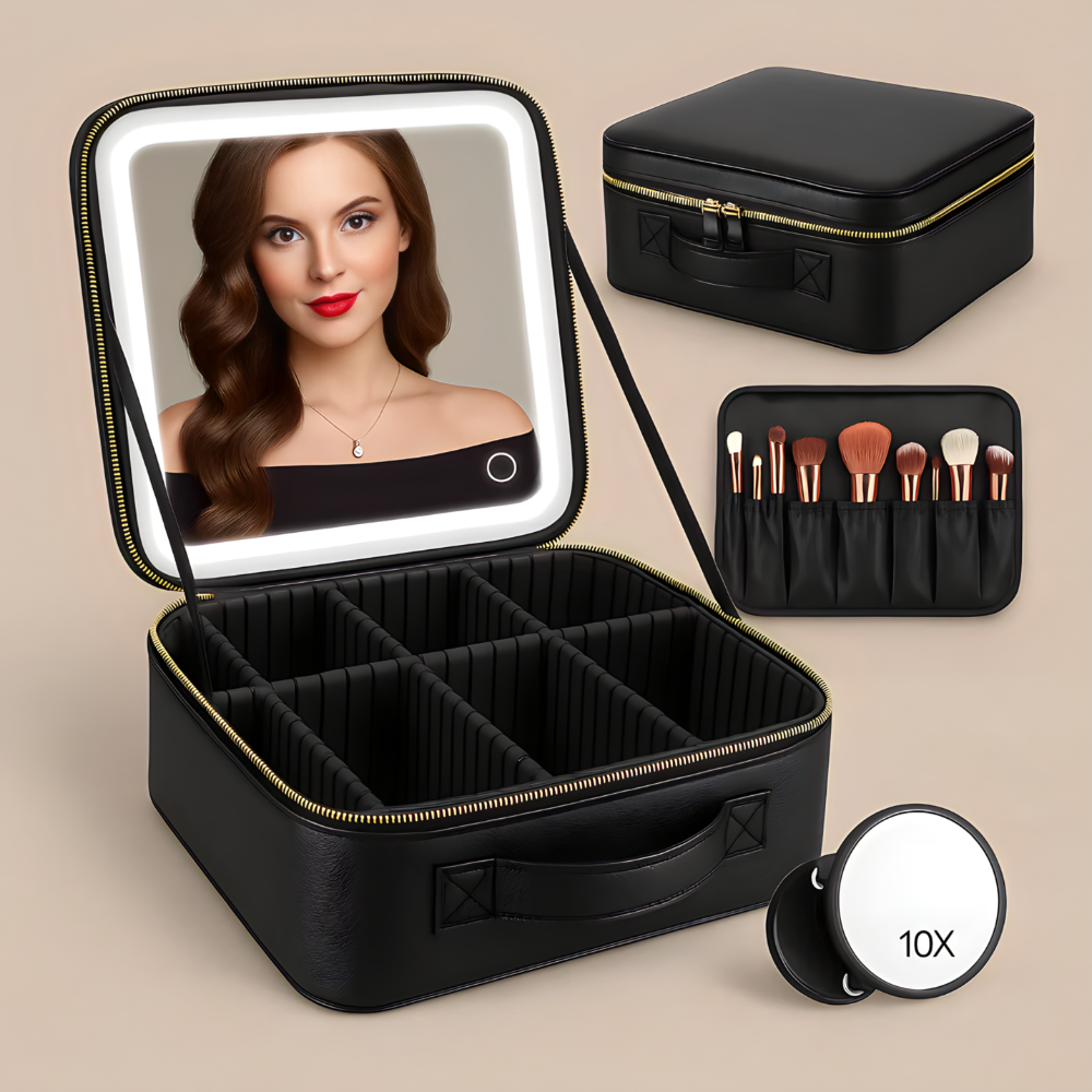 Τσάντα μακιγιάζ με φωτισμό LED