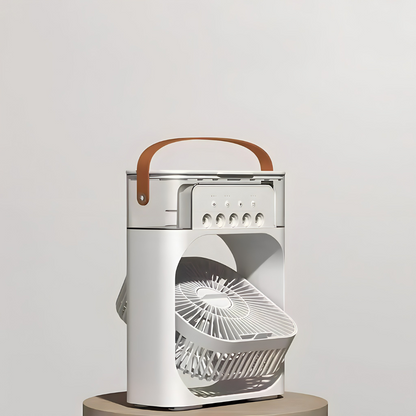 Mini Κλιματιστικό 5 σε 1 – Υδρονέφωση και Διαχυτής για Δροσιά