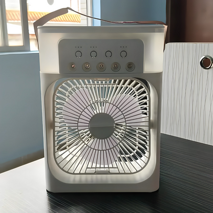 Mini Κλιματιστικό 5 σε 1 – Υδρονέφωση και Διαχυτής για Δροσιά