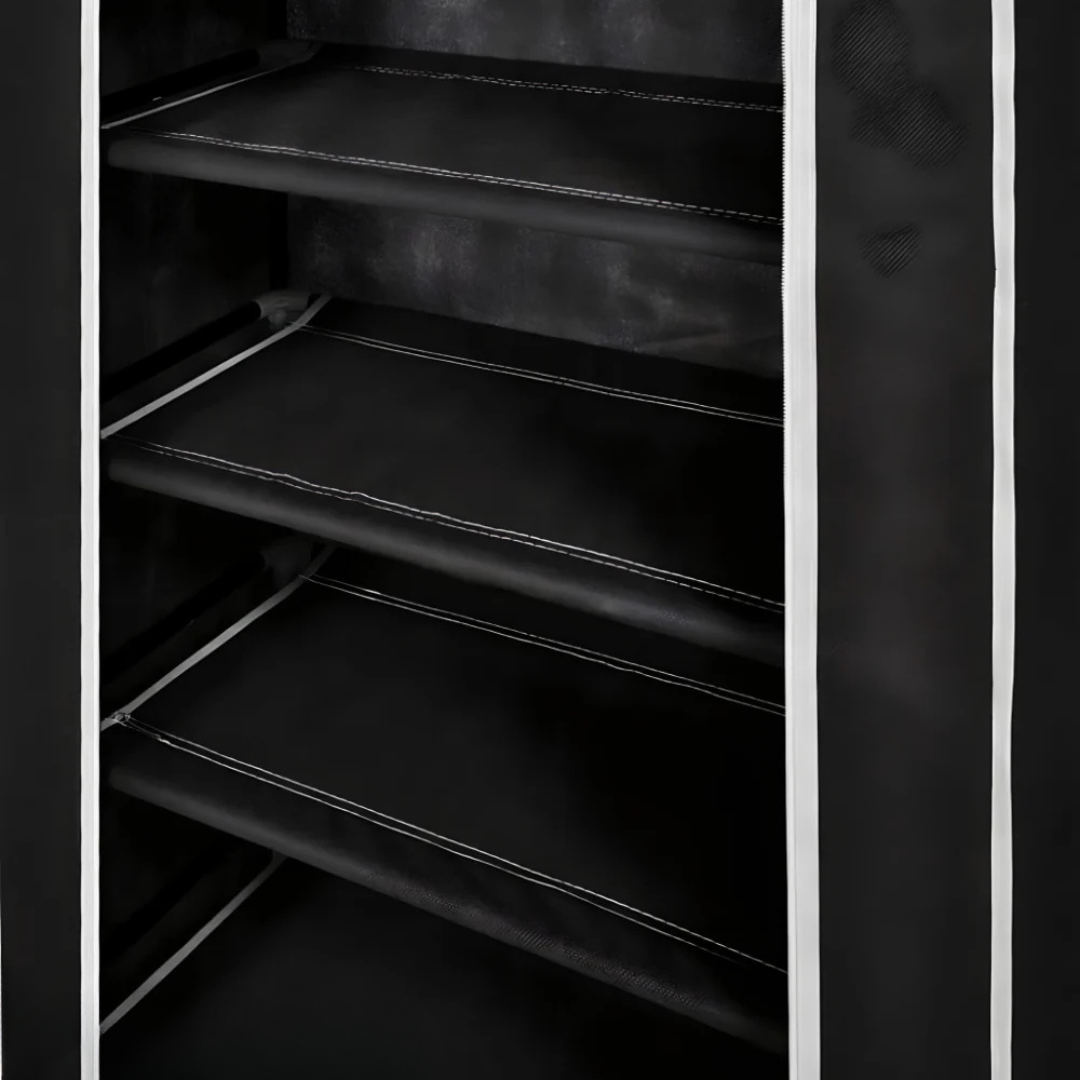 Φορητή ραφιέρα παπουτσιών με κάλυμμα – έως 18 ζευγάρια - Scrollnest