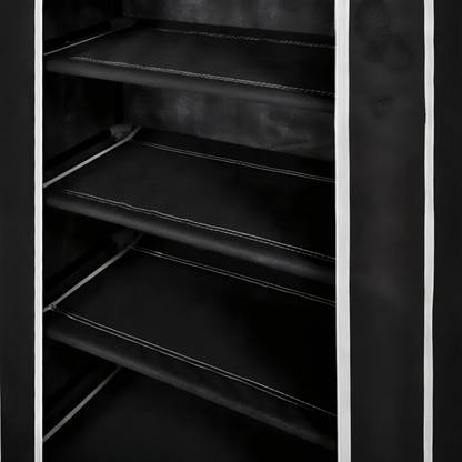 Φορητή ραφιέρα παπουτσιών με κάλυμμα – έως 18 ζευγάρια - Scrollnest