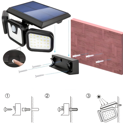 Τριγωνικός ηλιακός ανακλαστήρας